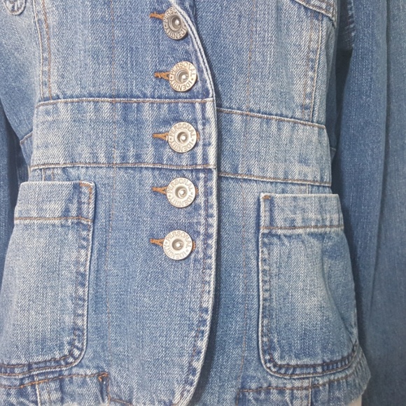 Personal identity denim jacket with inset hood - Picture 4 of 8